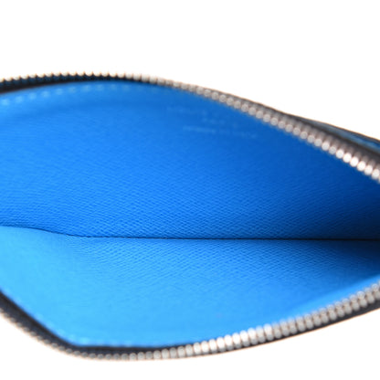 Louis Vuitton Taigarama Coin Card Holder Blue Lagoon 4 of 7