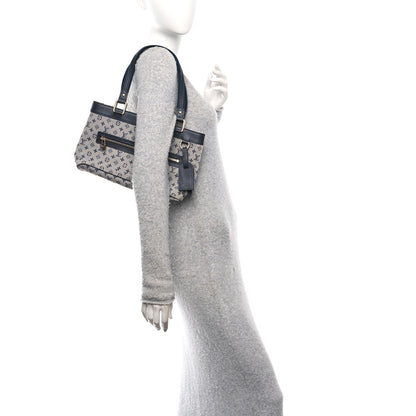 Louis Vuitton Mini Monogram Lucille PM Blue 3 of 9