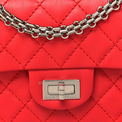 Chanel Calfskin Quilted 2.55 Reissue Mini Flap Dark Red 8 of 10