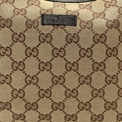 Gucci Monogram Medium Half Moon Hobo Dark Brown 8 of 10