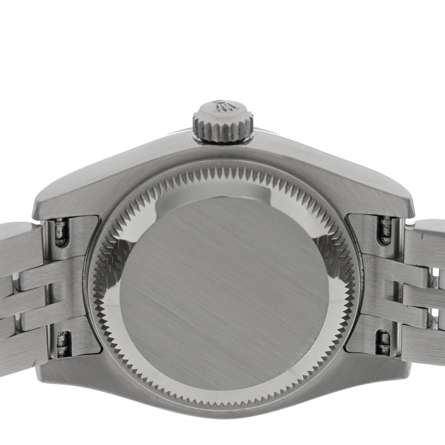 Stainless Steel 18K White Gold 26mm Oyster Perpetual Datejust Watch Black Roman 179174