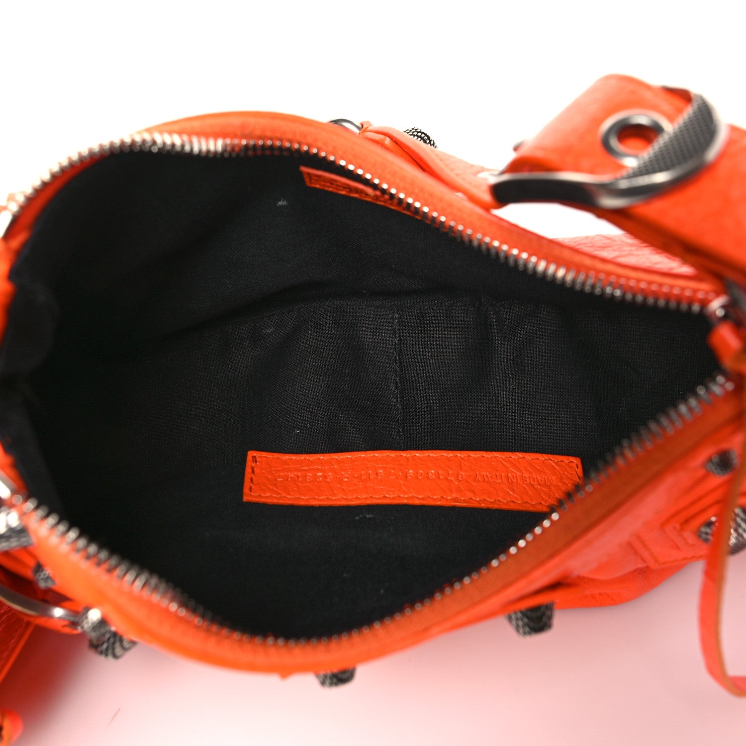 Balenciaga Agneau Arena Le Cagole Shoulder Bag XS Orange 5 of 8