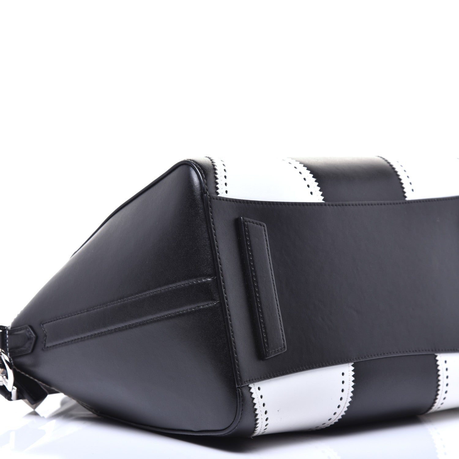 Givenchy Calfskin Brogue Medium Antigona Black White 8 of 9