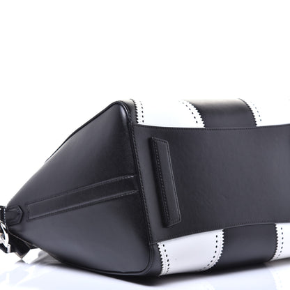 Givenchy Calfskin Brogue Medium Antigona Black White 8 of 9