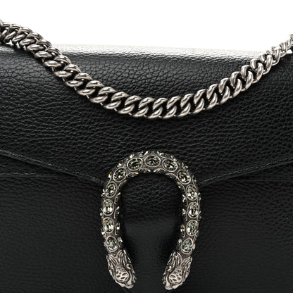 Gucci Pebbled Calfskin Small Dionysus Shoulder Bag Black 8 of 11