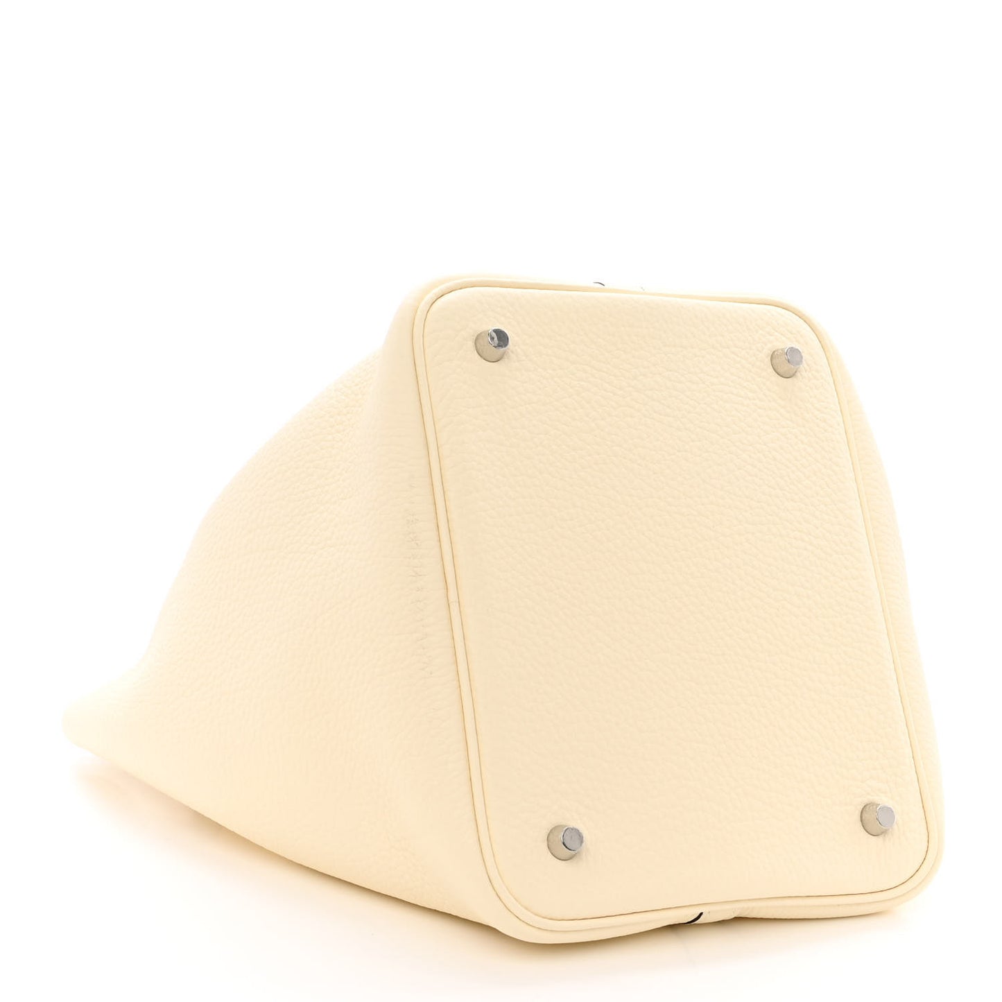 Taurillon Clemence Ostrich Touch Picotin Lock 22 Nata Trench