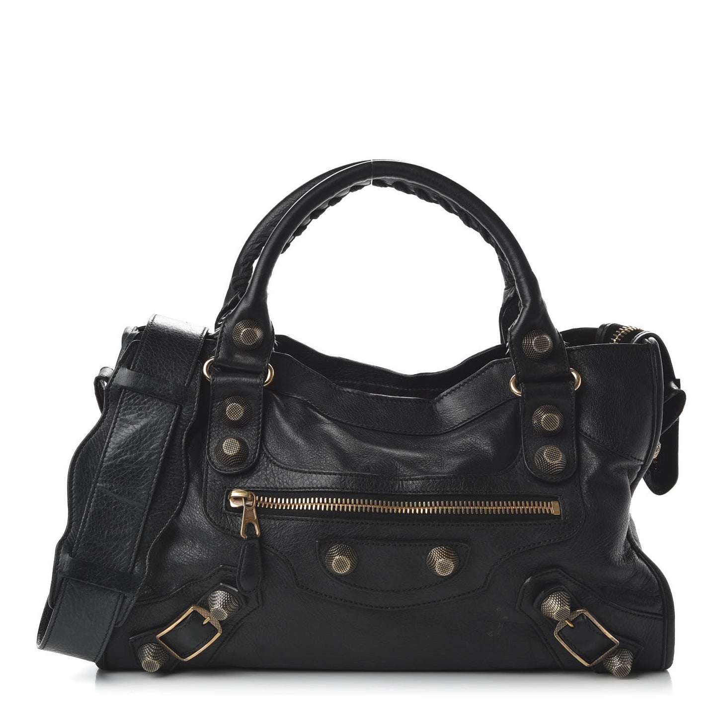 Agneau Giant 21 Rose Gold Hardware City Black