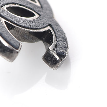 Chanel Lambskin CC Earrings Black 5 of 5