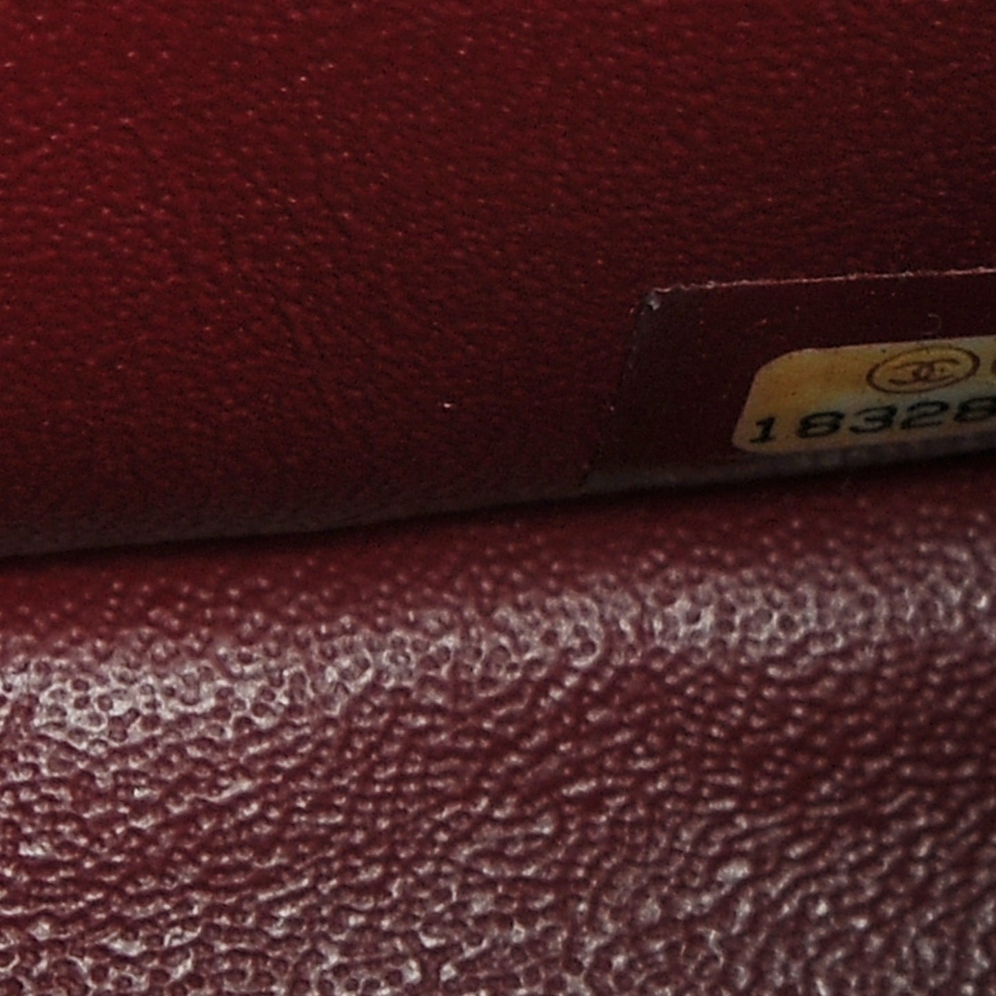 Caviar Quilted Jumbo Double Flap Burgundy