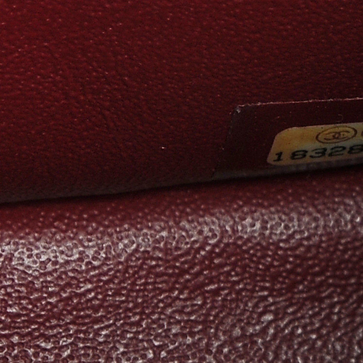 Chanel Caviar Quilted Jumbo Double Flap Burgundy 8 of 10