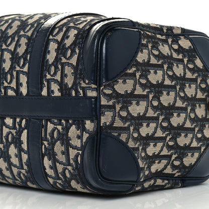 Christian Dior Monogram Boston Navy 5 of 11