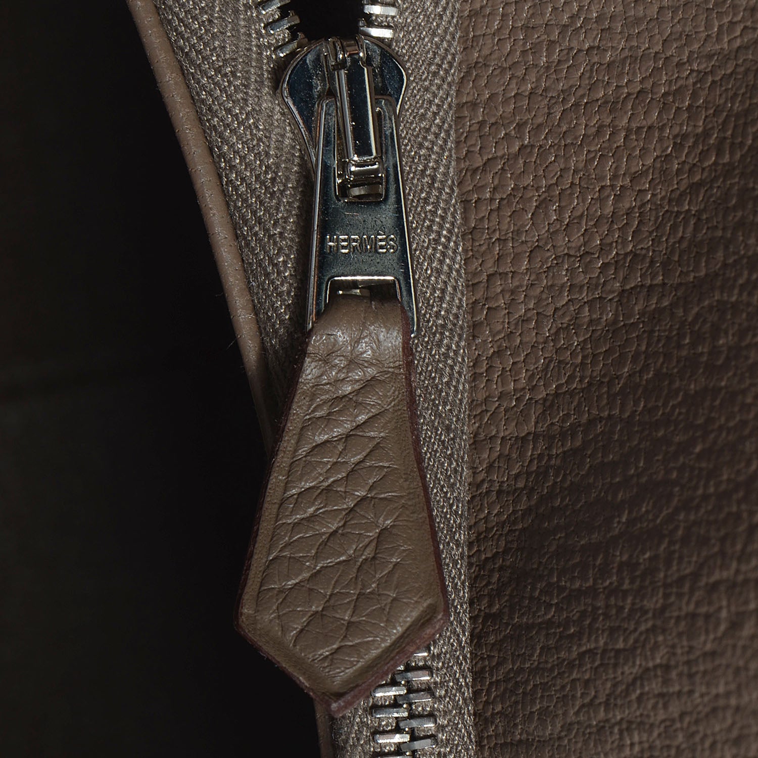 Hermes Taurillon Clemence Jypsiere 34 Etoupe 15 of 23