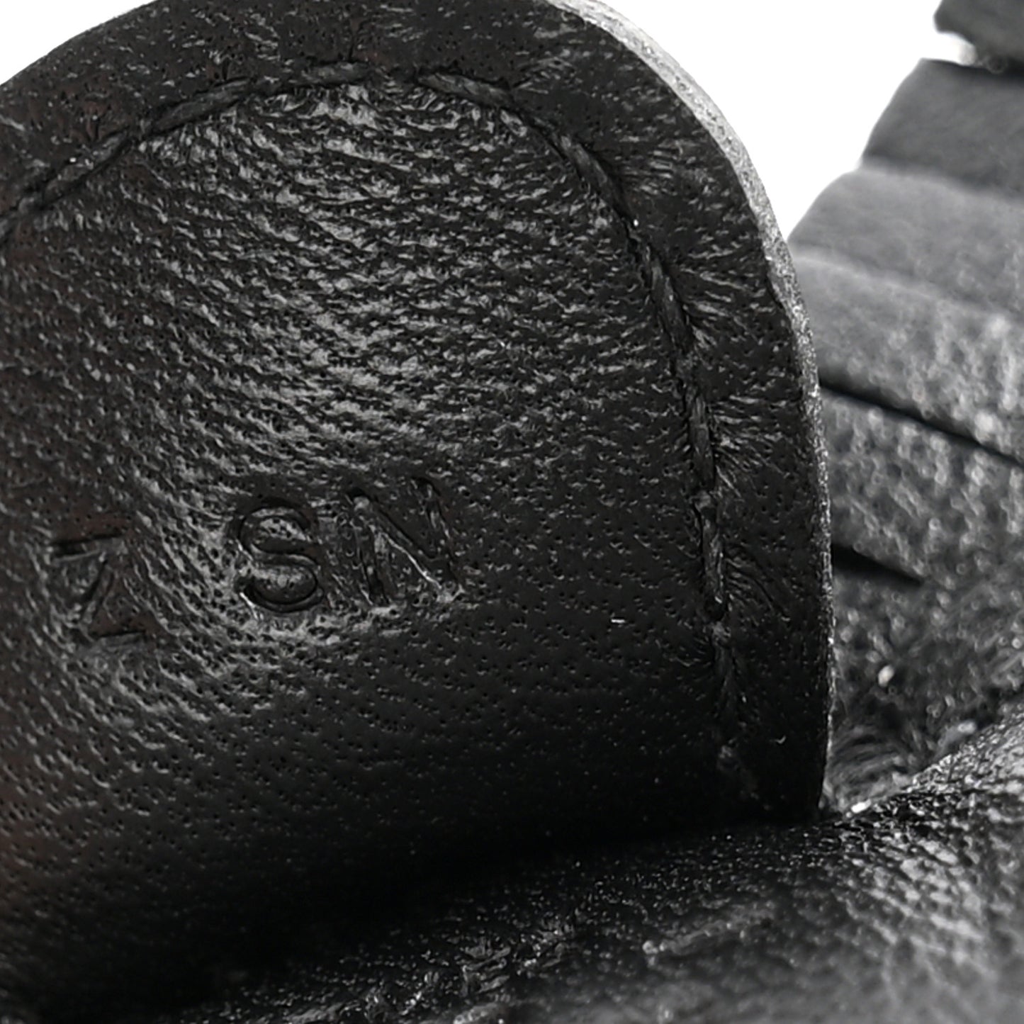 Milo Lambskin Lizard Touch Grigri Rodeo Horse Bag Charm So Black