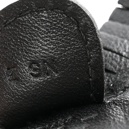 Hermes Milo Lambskin Lizard Touch Grigri Rodeo Horse Bag Charm So Black 4 of 5