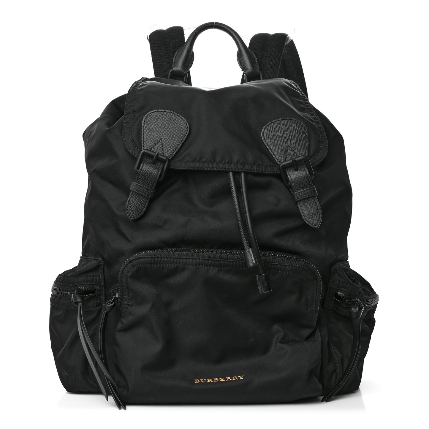 Technical Nylon Large Rucksack Backpack Black