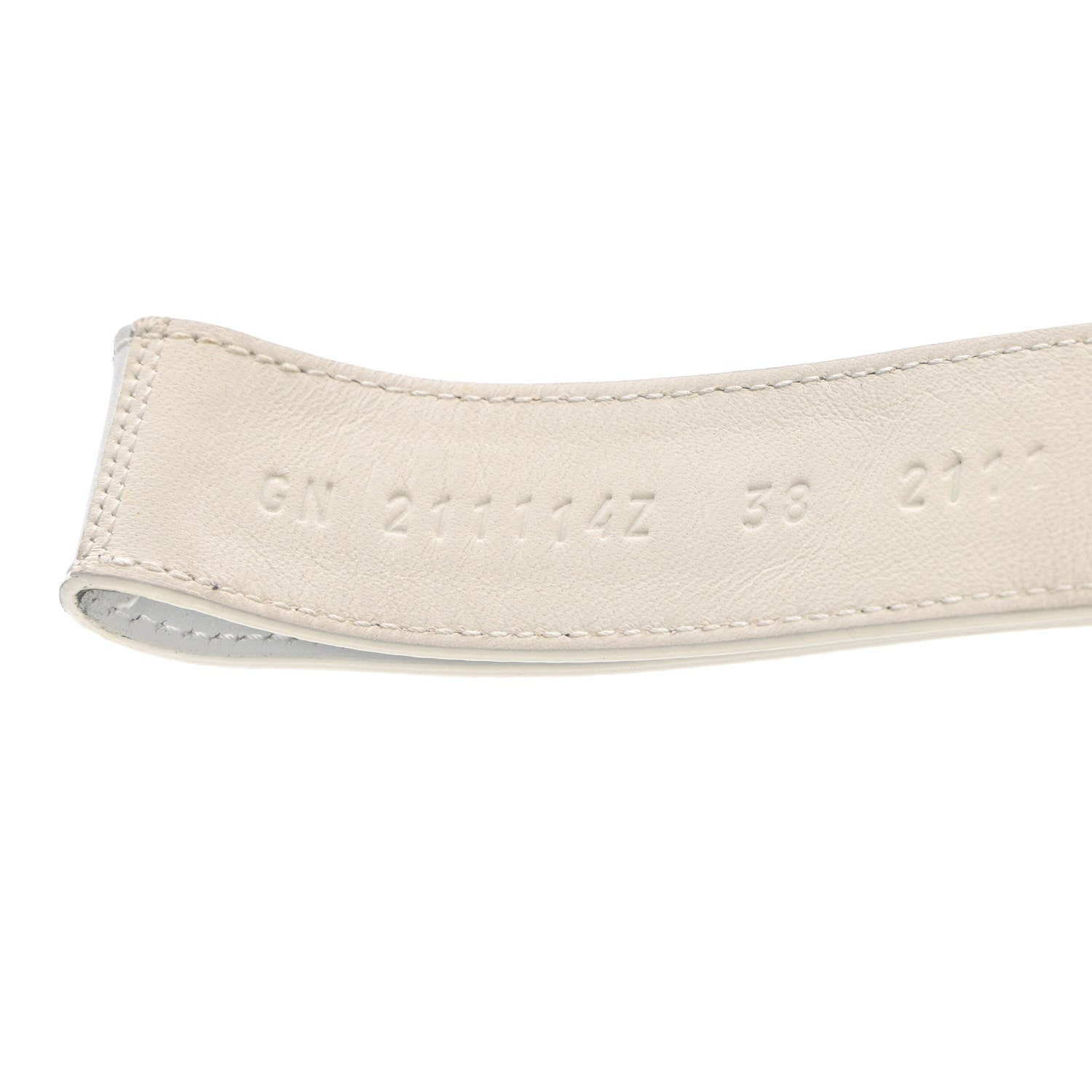 Hermes Calfskin Womens Chypre Sandals 38 White 6 of 14