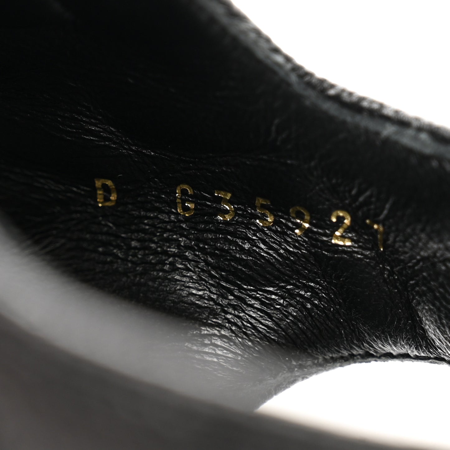 Grained Calfskin Velcro Dad Sandals 39.5 Black