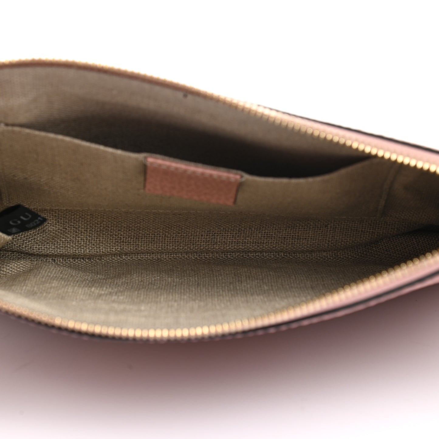 Calfskin Bamboo Clutch Pink
