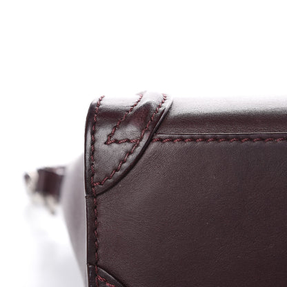 Celine Smooth Calfskin Nano Luggage Burgundy 17 of 32