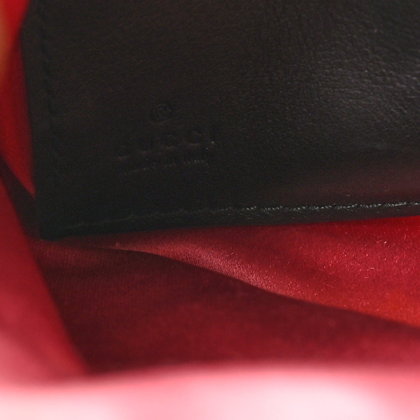 Velvet Matelasse Mini GG Marmont Chain Bag Black