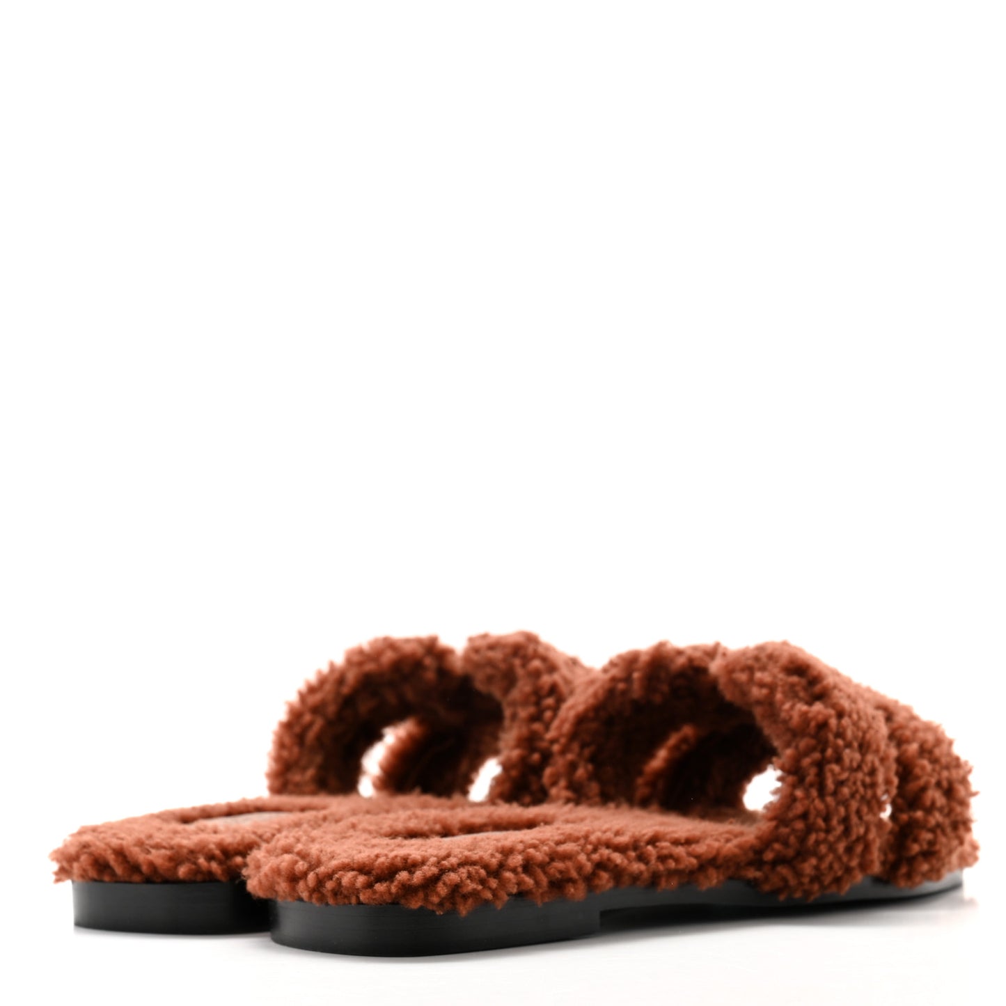 Woolskin Oran Sandals 37.5 Cognac