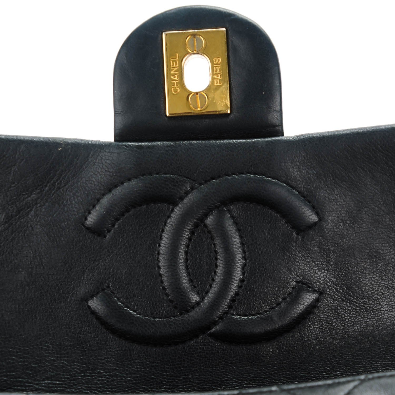 Chanel Lambskin Quilted Mini Square Flap Black 5 of 9