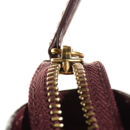 Celine Smooth Calfskin Nano Luggage Burgundy 8 of 8