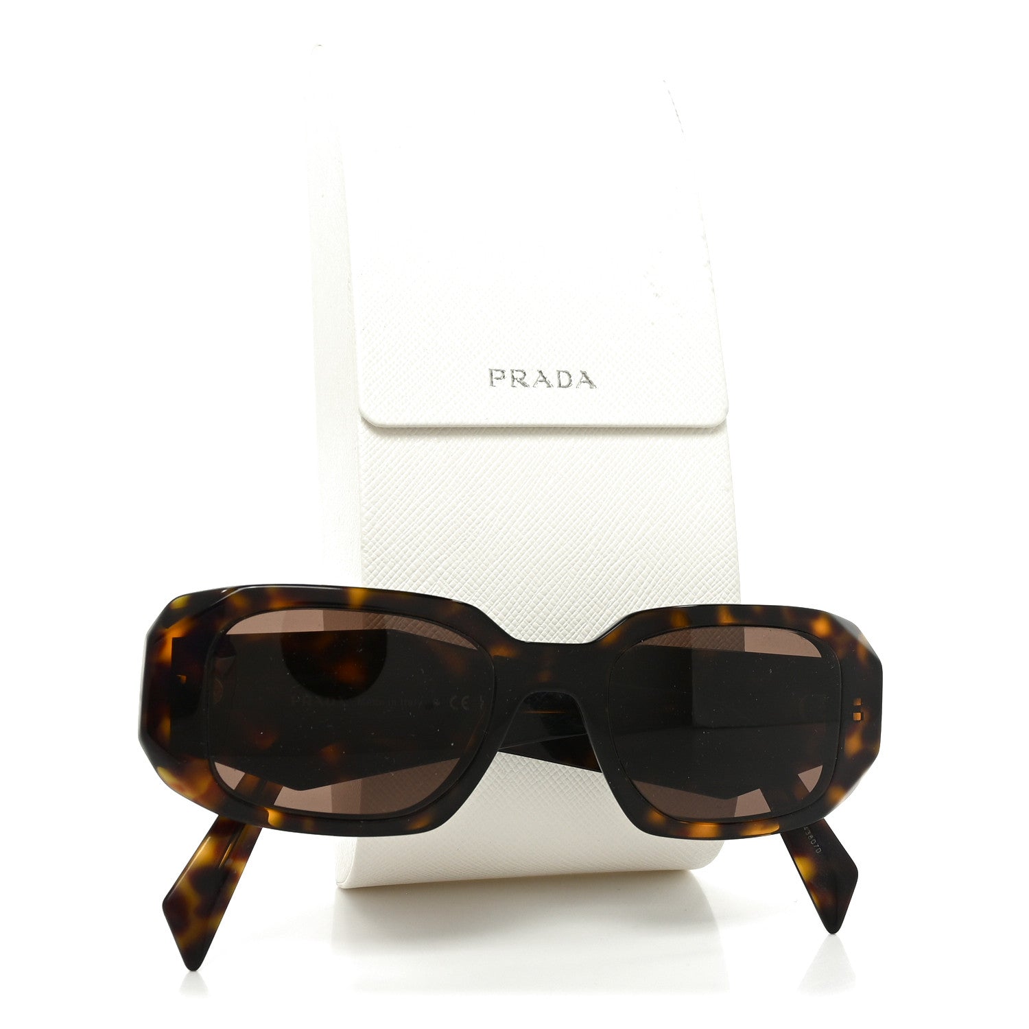 Prada Acetate Symbole Sunglasses SPR 17W Havana 7 of 7