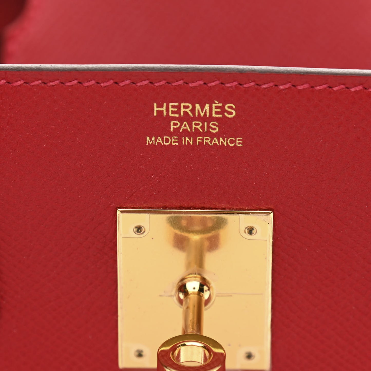 Epsom Birkin 30 Rouge Casaque