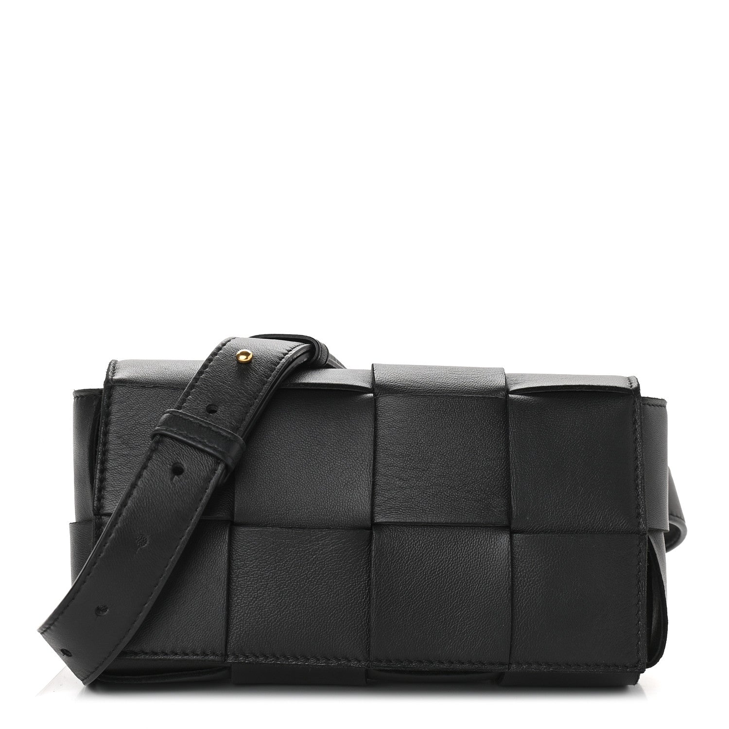 Bottega Veneta Nappa Maxi Intreccio The Belt Cassette Bag Black 1 of 8
