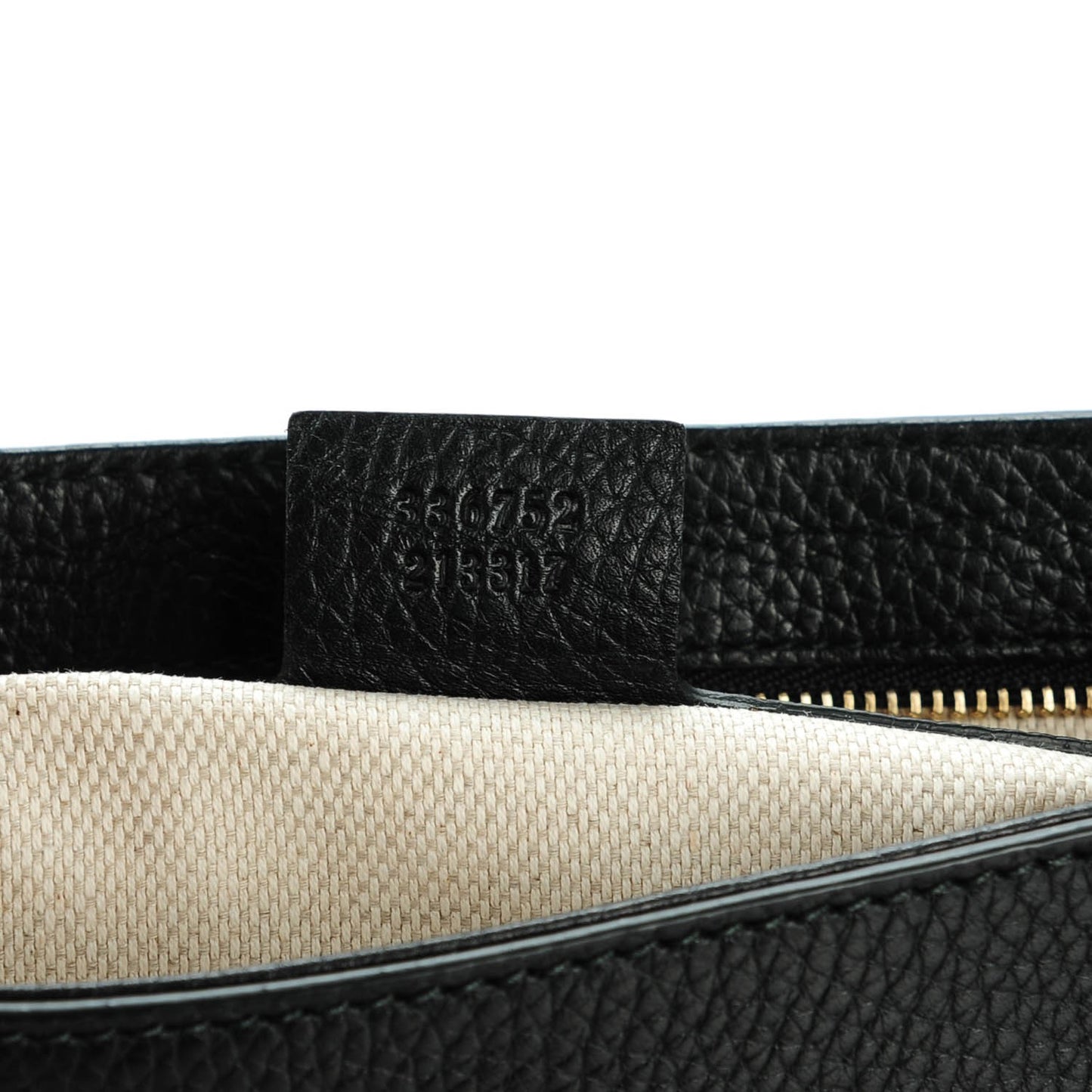 Pebbled Calfskin Medium Soho Flap Crossbody Black