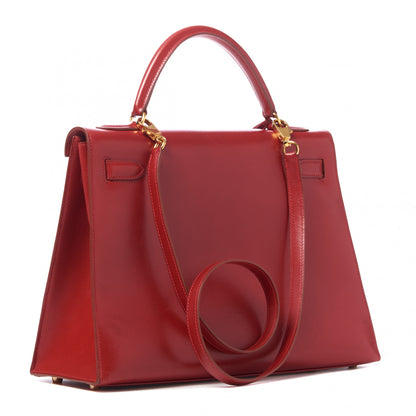 Hermes Box Kelly Sellier 32 Rouge Vif 2 of 34