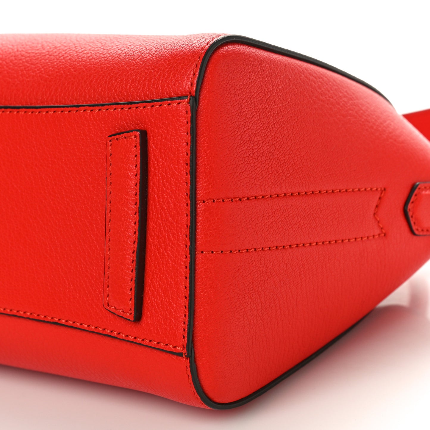 Sugar Goatskin Mini Antigona Pop Red