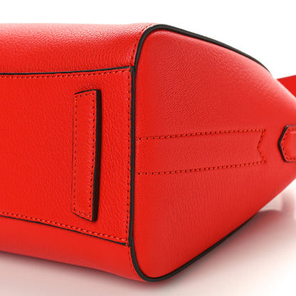 Givenchy Sugar Goatskin Mini Antigona Pop Red 8 of 8