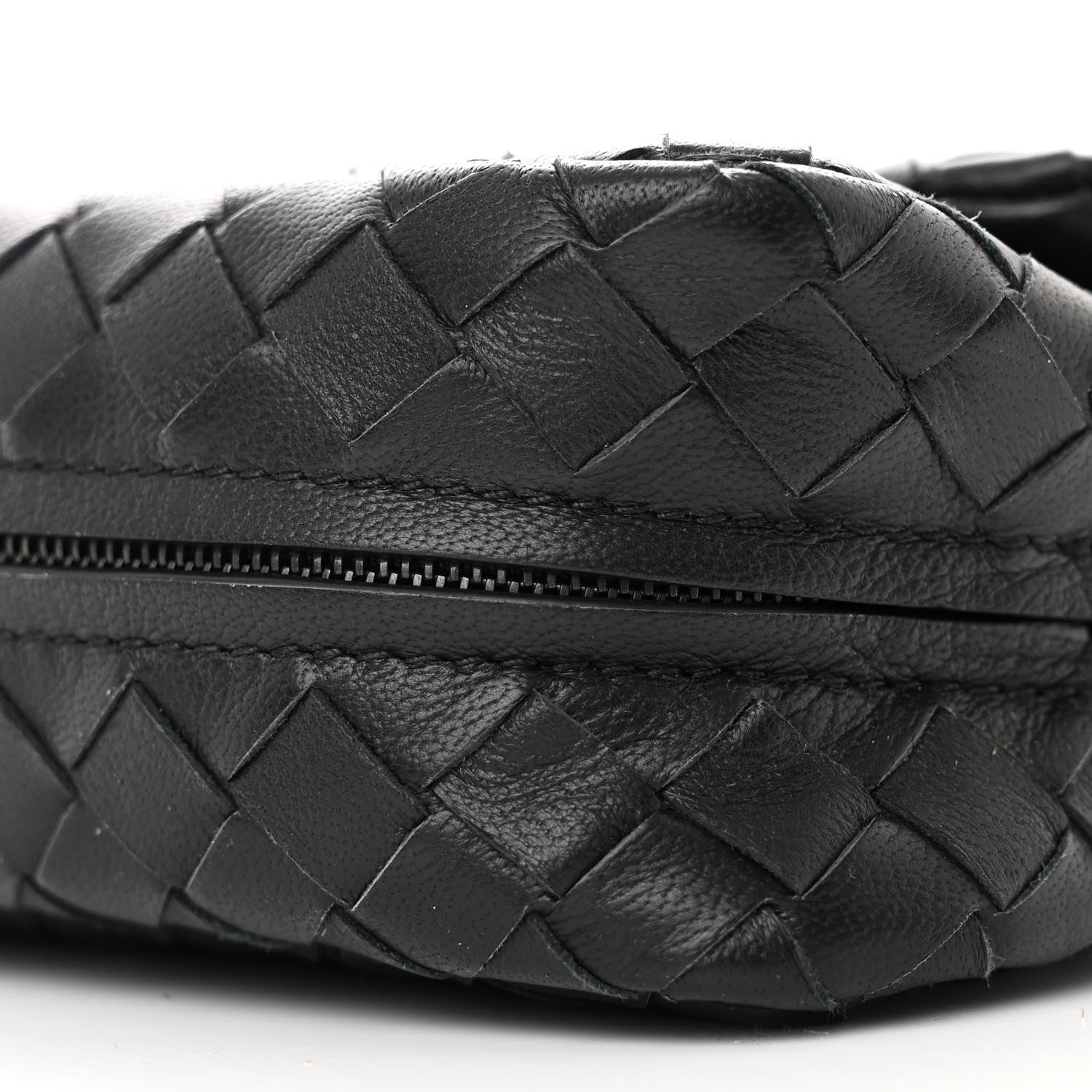 Bottega Veneta Nappa Intrecciato Mini Chain Messenger Black 10 of 11