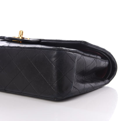 Chanel Lambskin Quilted Medium Double Flap Black 9 of 12