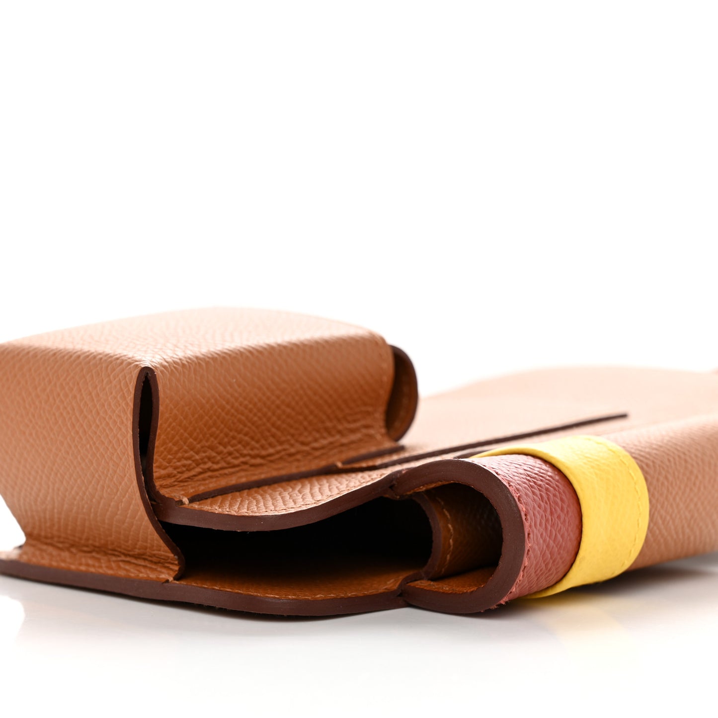 Epsom Hermesway Phone Case Gold Jaune De Naples Rouge Grenat