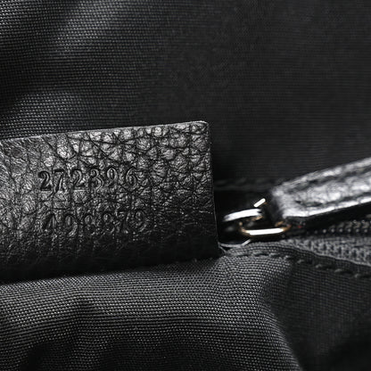 Gucci Guccissima Suede Crossbody Bag Black 7 of 10