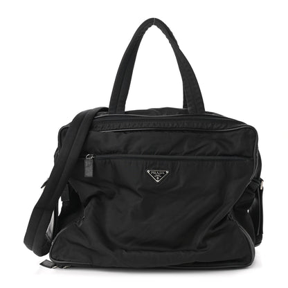 Prada Tessuto Nylon Travel Briefcase Black 1 of 10