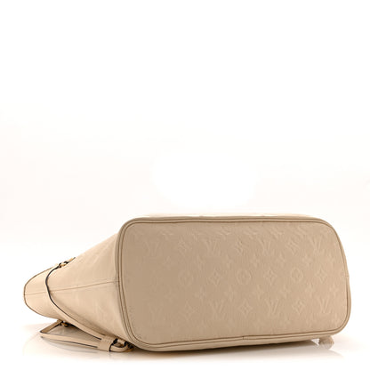 Louis Vuitton Empreinte Monogram Giant Neverfull MM Cream 5 of 10
