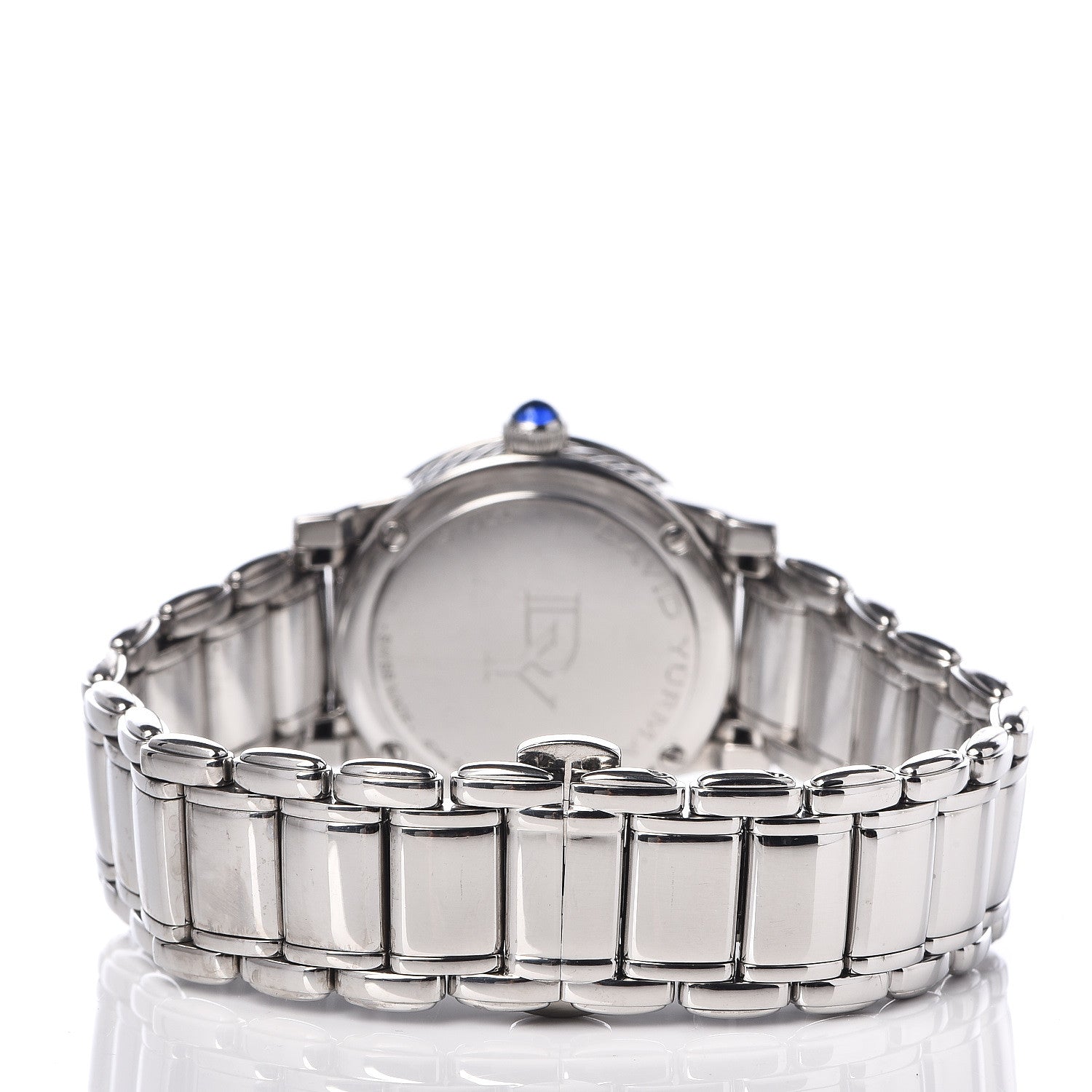 David Yurman Stainless Steel Diamond Bezel Mother of Pearl 30mm Classic Quartz Watch 4 of 8