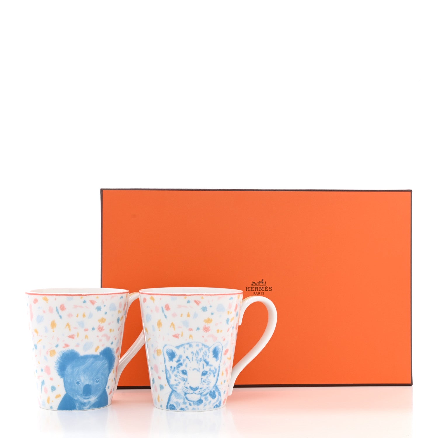 Hermes Porcelain Passe-Passe Mug Set of 2 9 of 9