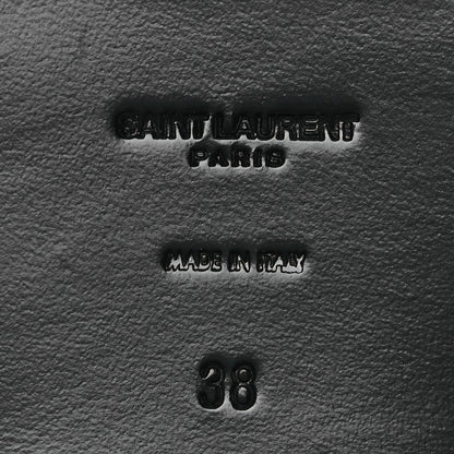 Saint Laurent Smooth Calfskin River Boots 38 Black 8 of 12