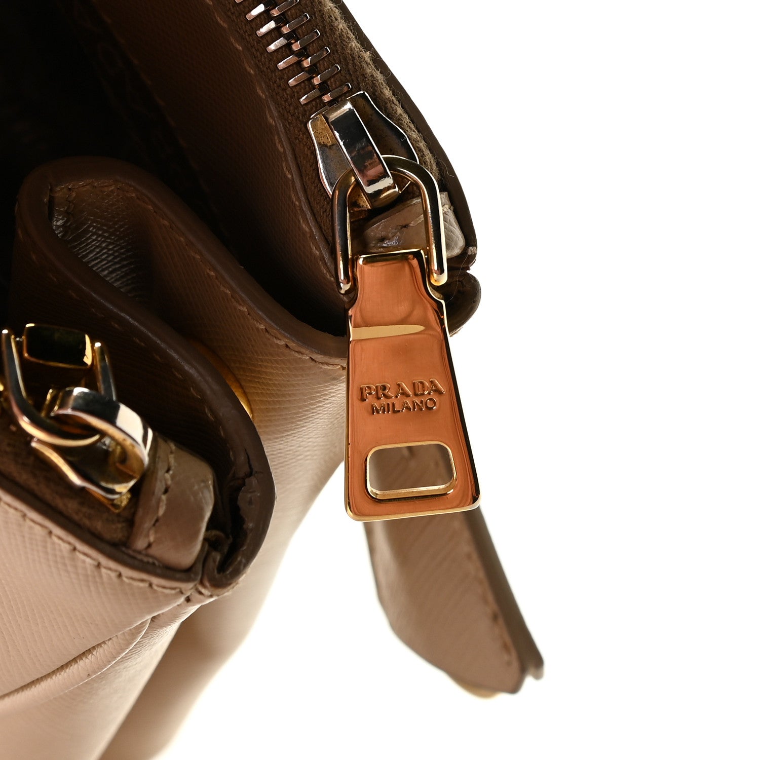Prada Saffiano Large Galleria Double Zip Tote Sabbia 6 of 9