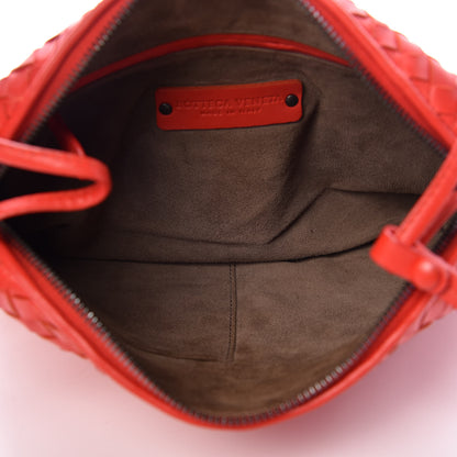 Bottega Veneta Nappa Intrecciato Nodini Crossbody Messenger Red 5 of 12