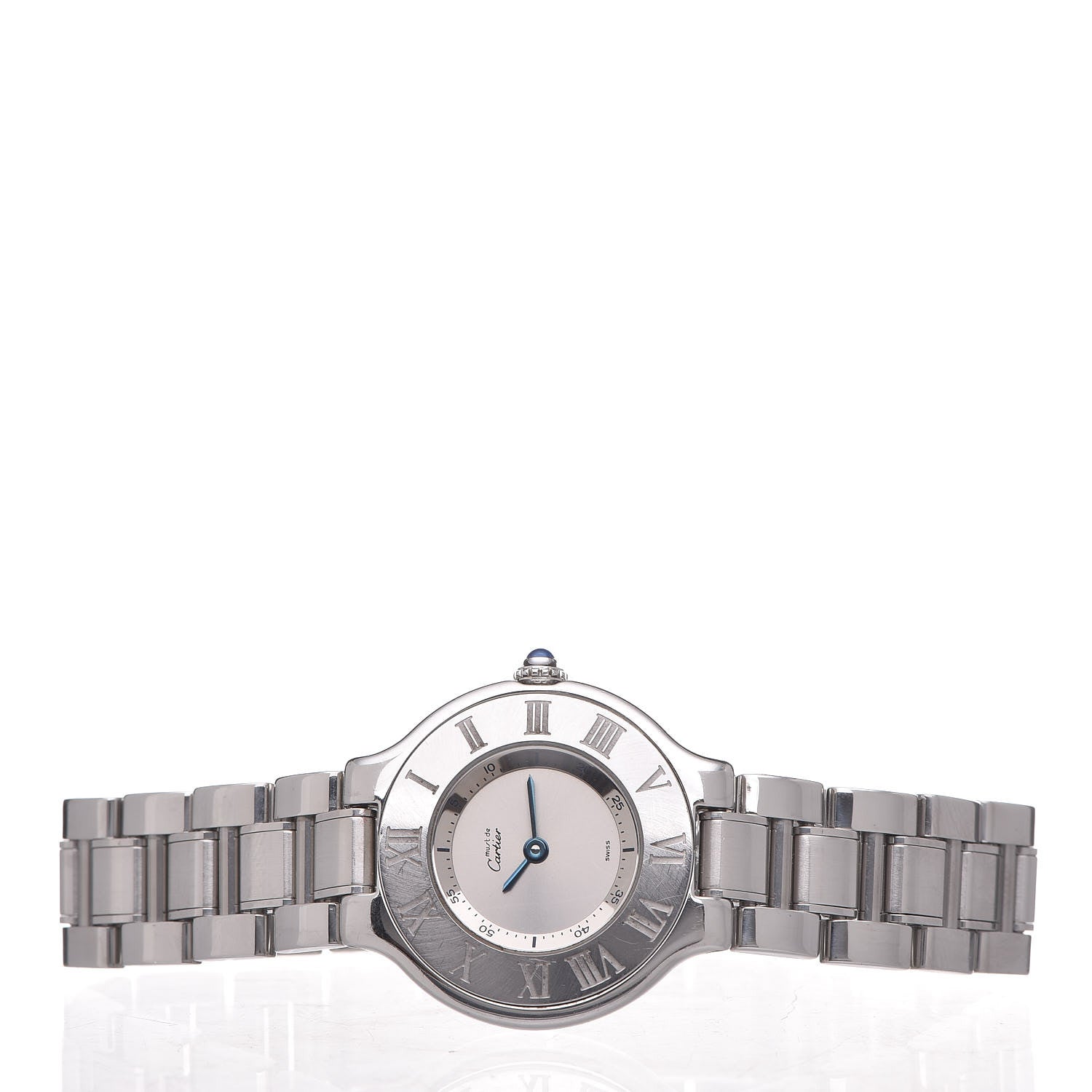 Cartier Stainless Steel 28mm Must De 21 Quartz Watch 3 of 6