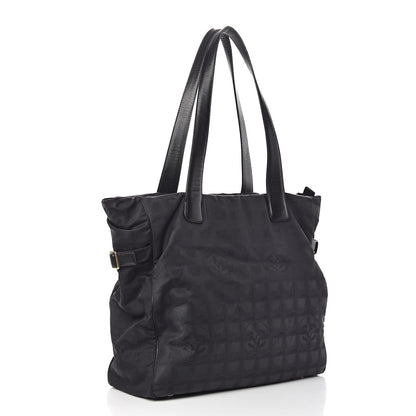Chanel Nylon Large Travel Tote Black 3 of 13