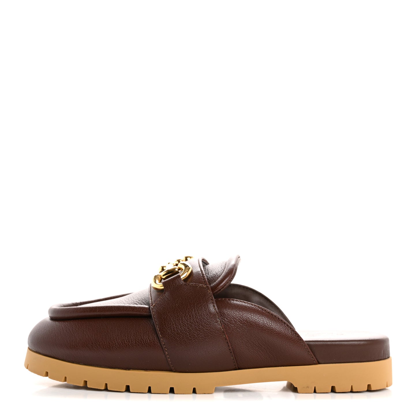 Goatskin Horsebit Mules 37.5 37.5 New Chocolate