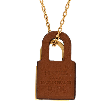 Hermes Swift Small O'Kelly Pendant Necklace Gold 5 of 7
