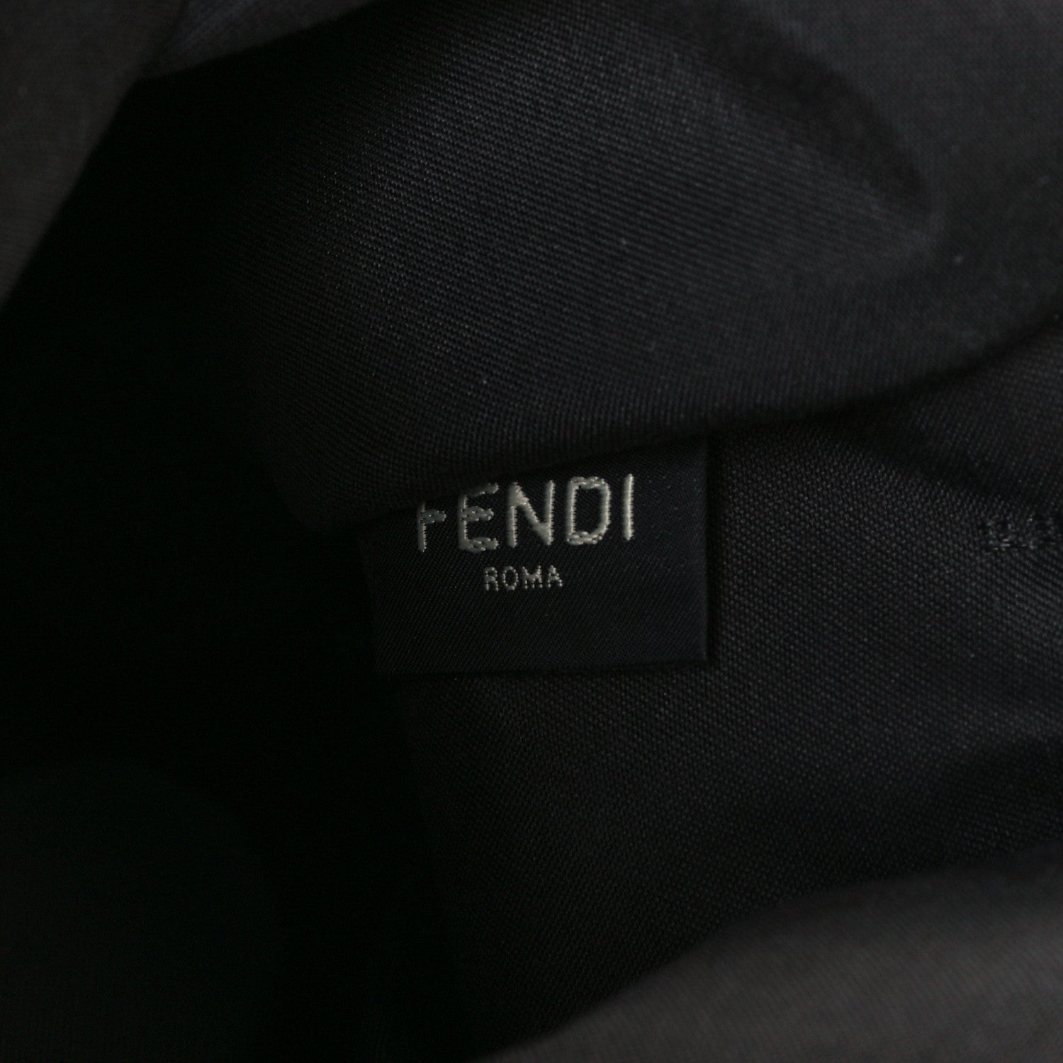 Fendi Vitello King Logo Embossed Large Flat Pouch Cuoio 7 of 10